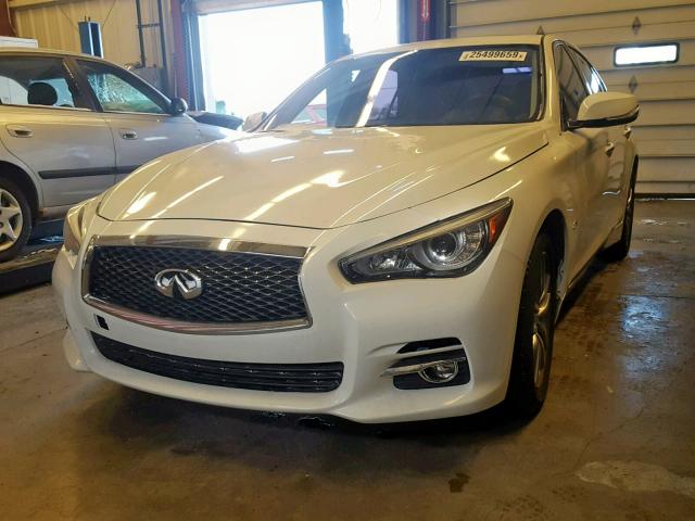 JN1CV7AP3HM640617 - 2017 INFINITI Q50 BASE WHITE photo 2