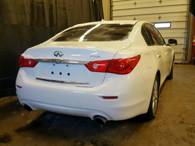 JN1CV7AP3HM640617 - 2017 INFINITI Q50 BASE WHITE photo 4