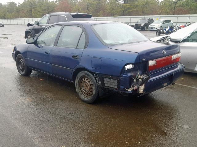 2T1BB02E5VC191004 - 1997 TOYOTA COROLLA DX BLUE photo 3