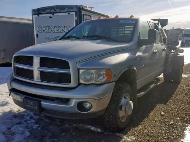 3D7MU48C03G826199 - 2003 DODGE RAM 3500 S GRAY photo 2