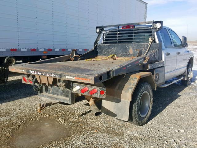 3D7MU48C03G826199 - 2003 DODGE RAM 3500 S GRAY photo 4