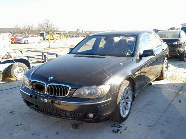 WBAHL83567DT08225 - 2007 BMW 750 BLACK photo 2