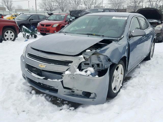 1G1ZJ577284274348 - 2008 CHEVROLET MALIBU 2LT BLUE photo 2