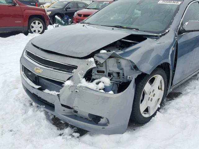 1G1ZJ577284274348 - 2008 CHEVROLET MALIBU 2LT BLUE photo 9