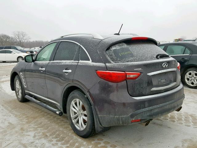 JN8AS1MW1BM140822 - 2011 INFINITI FX35 BLACK photo 3