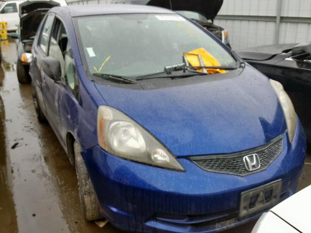 JHMGE88209S049221 - 2009 HONDA FIT BLUE photo 1