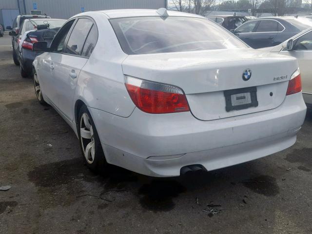 WBANA53545B858023 - 2005 BMW 525 I WHITE photo 3