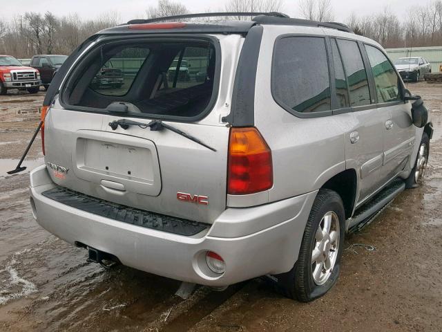 1GKDT13S642410747 - 2004 GMC ENVOY SILVER photo 4