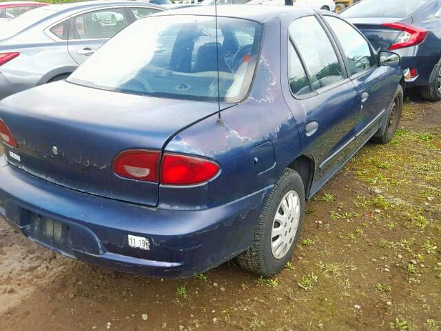 1G1JC524227431127 - 2002 CHEVROLET CAVALIER B BLUE photo 4