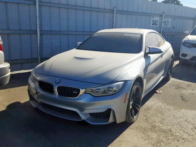 WBS3R9C5XFK332242 - 2015 BMW M4 BLUE photo 2