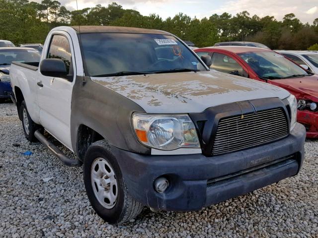 5TENX22N25Z118208 - 2005 TOYOTA TACOMA WHITE photo 1