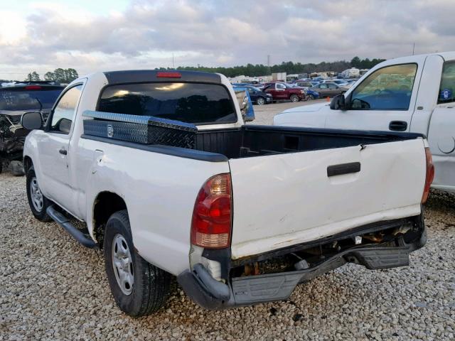 5TENX22N25Z118208 - 2005 TOYOTA TACOMA WHITE photo 3