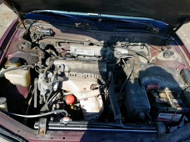 4T1BG12KXTU724604 - 1996 TOYOTA CAMRY DX BURGUNDY photo 7