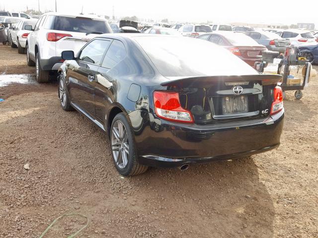 JTKJF5C76B3009546 - 2011 TOYOTA SCION TC შავი ფოტო 3