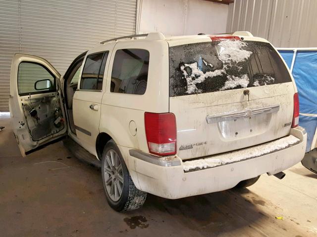 1A8HW58207F516251 - 2007 CHRYSLER ASPEN LIMI WHITE photo 3