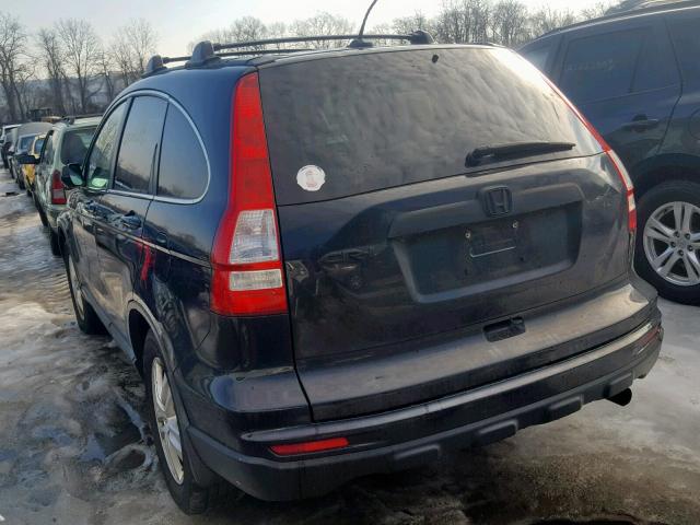 5J6RE4H7XAL090060 - 2010 HONDA CR-V EXL BLACK photo 3