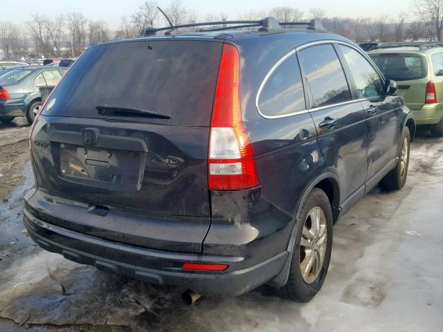 5J6RE4H7XAL090060 - 2010 HONDA CR-V EXL BLACK photo 4