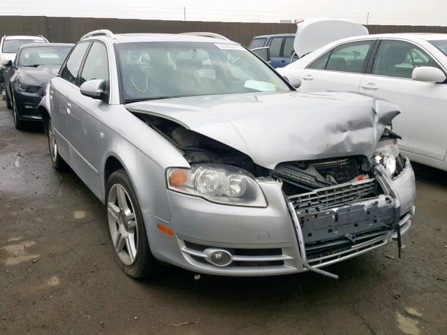 WAUKF78E67A066604 - 2007 AUDI A4 2.0T AV SILVER photo 1