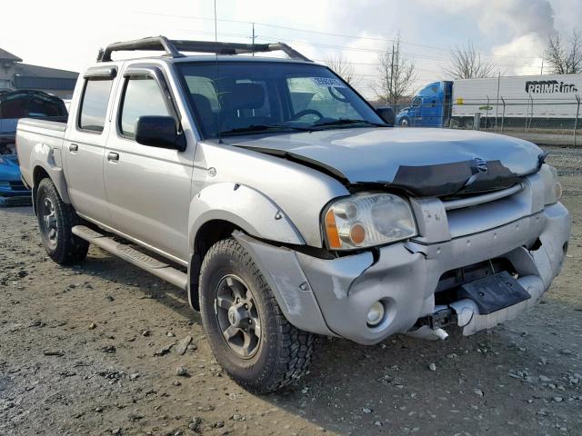 1N6ED27T54C464392 - 2004 NISSAN FRONTIER C SILVER photo 1