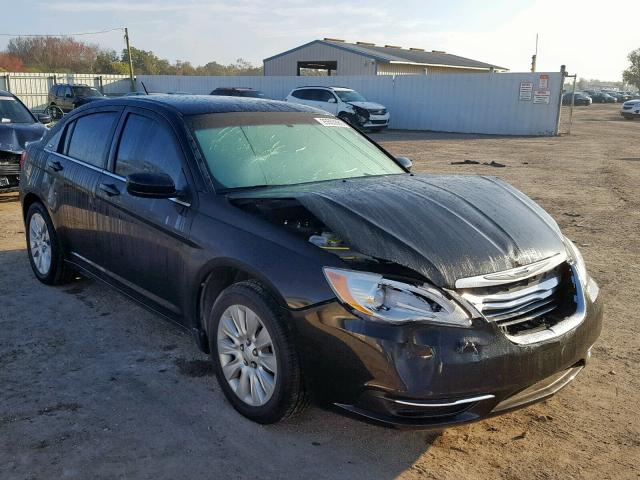 1C3CCBAB2DN640885 - 2013 CHRYSLER 200 LX BLACK photo 1