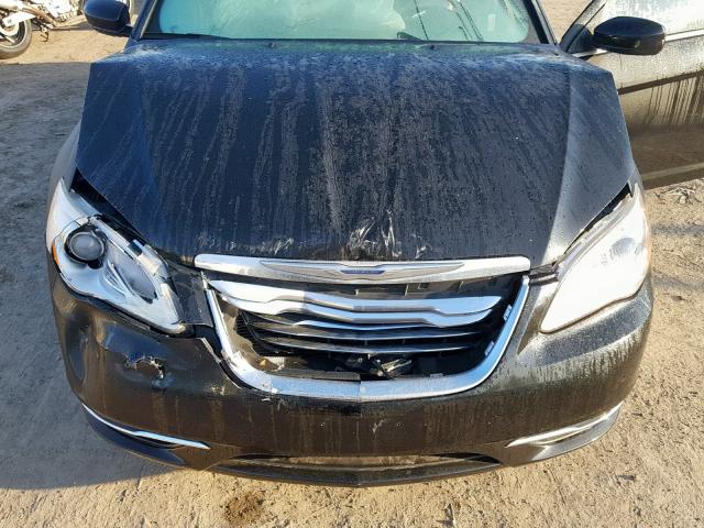 1C3CCBAB2DN640885 - 2013 CHRYSLER 200 LX BLACK photo 7