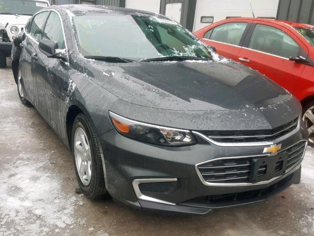 1G1ZB5ST5HF195648 - 2017 CHEVROLET MALIBU LS CHARCOAL photo 1