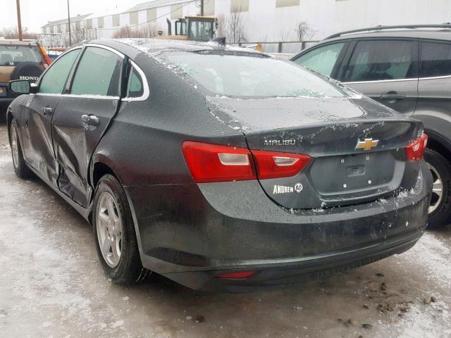1G1ZB5ST5HF195648 - 2017 CHEVROLET MALIBU LS CHARCOAL photo 3