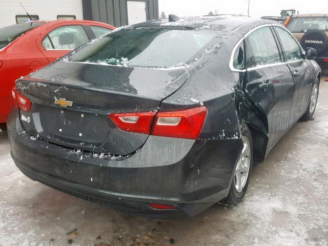 1G1ZB5ST5HF195648 - 2017 CHEVROLET MALIBU LS CHARCOAL photo 4