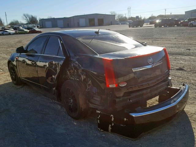 1G6DG577780144589 - 2008 CADILLAC CTS BLACK photo 3