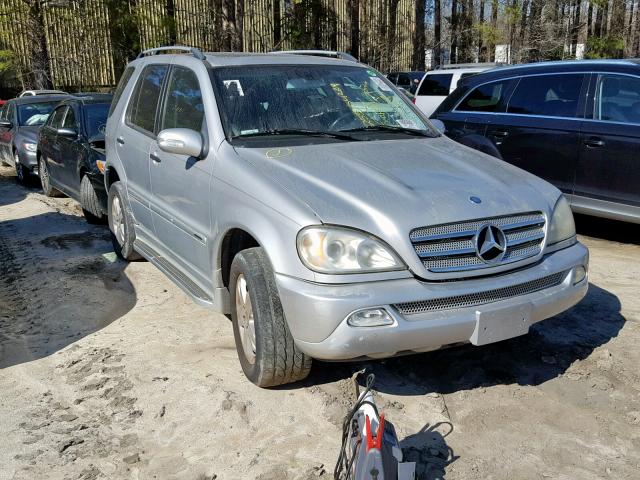 4JGAB57EX5A517591 - 2005 MERCEDES-BENZ ML 350 SILVER photo 1