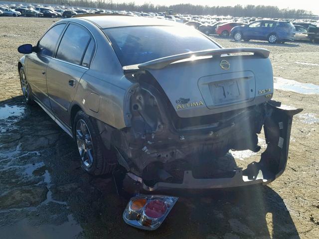 1N4BL11D84C190924 - 2004 NISSAN ALTIMA SE GRAY photo 3