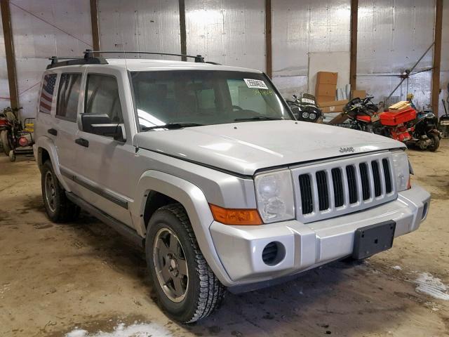 1J8HG48K36C195720 - 2006 JEEP COMMANDER SILVER photo 1