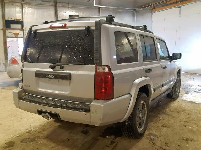 1J8HG48K36C195720 - 2006 JEEP COMMANDER SILVER photo 4