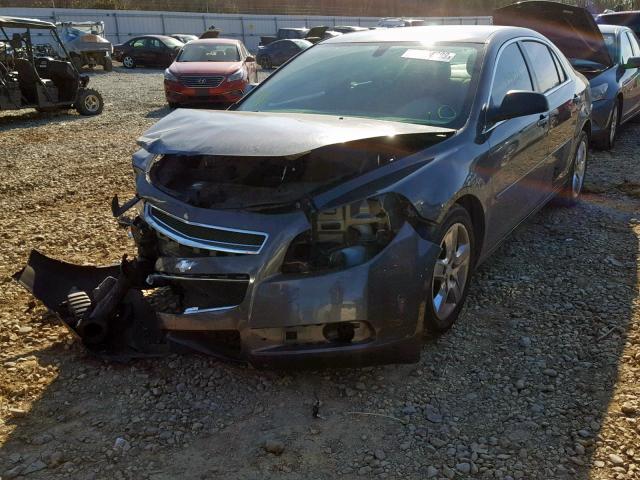 1G1ZB5E17BF153824 - 2011 CHEVROLET MALIBU LS GRAY photo 2