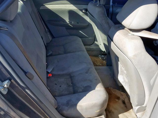 1G1ZB5E17BF153824 - 2011 CHEVROLET MALIBU LS GRAY photo 6