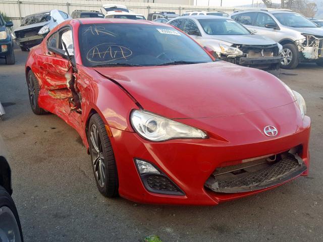 JF1ZNAA10D1708406 - 2013 TOYOTA SCION FR-S RED photo 1
