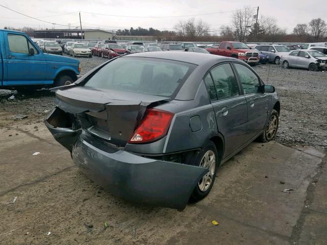 1G8AJ52F34Z197581 - 2004 SATURN ION LEVEL GRAY photo 4