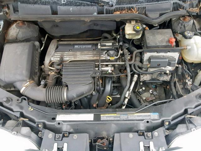 1G8AJ52F34Z197581 - 2004 SATURN ION LEVEL GRAY photo 7