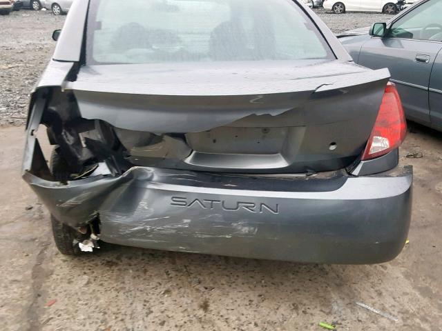 1G8AJ52F34Z197581 - 2004 SATURN ION LEVEL GRAY photo 9