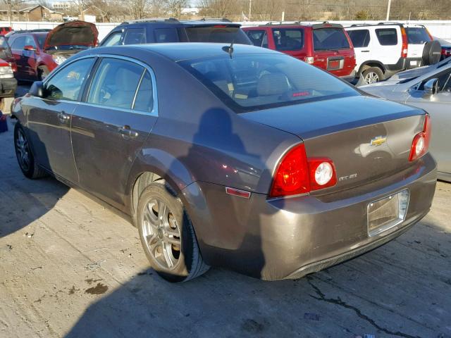 1G1ZB5EB2AF264675 - 2010 CHEVROLET MALIBU LS BROWN photo 3