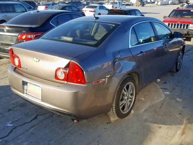 1G1ZB5EB2AF264675 - 2010 CHEVROLET MALIBU LS BROWN photo 4