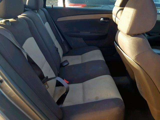 1G1ZB5EB2AF264675 - 2010 CHEVROLET MALIBU LS BROWN photo 6