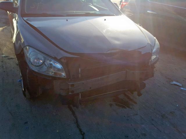 1G1ZB5EB2AF264675 - 2010 CHEVROLET MALIBU LS BROWN photo 9