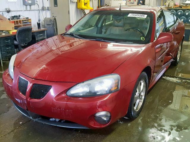 2G2WS542851147826 - 2005 PONTIAC GRAND PRIX MAROON photo 2