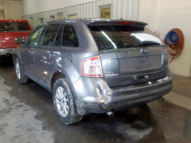 2FMDK48C19BA70079 - 2009 FORD EDGE SEL GRAY photo 3