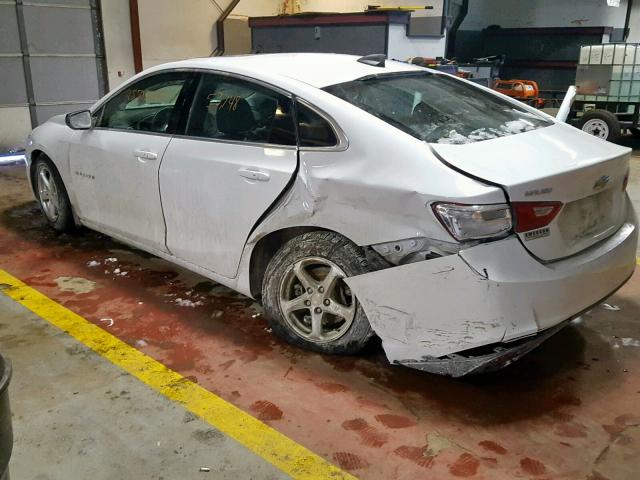 1G1ZB5ST1GF200326 - 2016 CHEVROLET MALIBU LS WHITE photo 3
