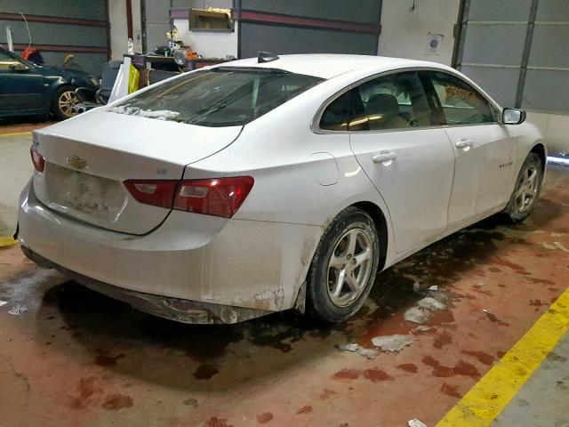 1G1ZB5ST1GF200326 - 2016 CHEVROLET MALIBU LS WHITE photo 4