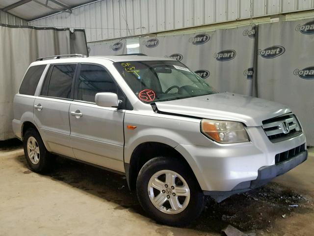 5FNYF28238B024809 - 2008 HONDA PILOT VP SILVER photo 1