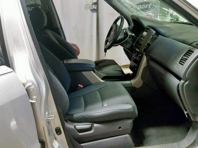 5FNYF28238B024809 - 2008 HONDA PILOT VP SILVER photo 5