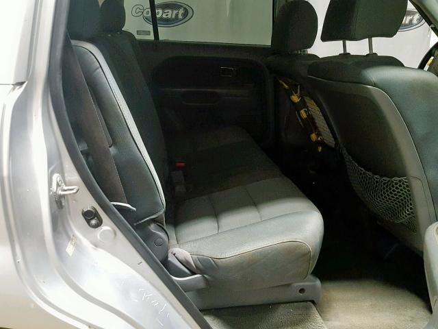 5FNYF28238B024809 - 2008 HONDA PILOT VP SILVER photo 6